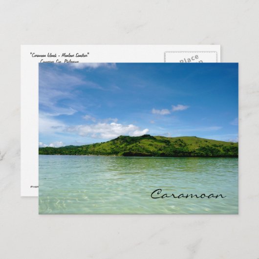 Caramoan Islands - Manlawi Sandbar Uitzicht Briefkaart (Voorkant / Achterkant)