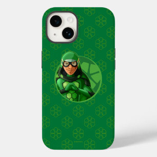 Carapace Green Badge Case-Mate iPhone 14 Hoesje