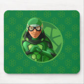 Carapace Green Badge Muismat (Voorkant)