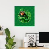 Carapace Green Badge Poster (Thuiskantoor)
