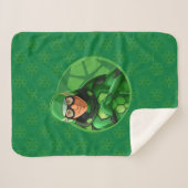 Carapace Green Badge Sherpa Deken (Voorkant (horizontaal))