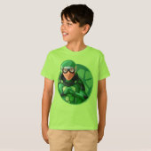 Carapace Green Badge T-shirt (Voorkant volledig)