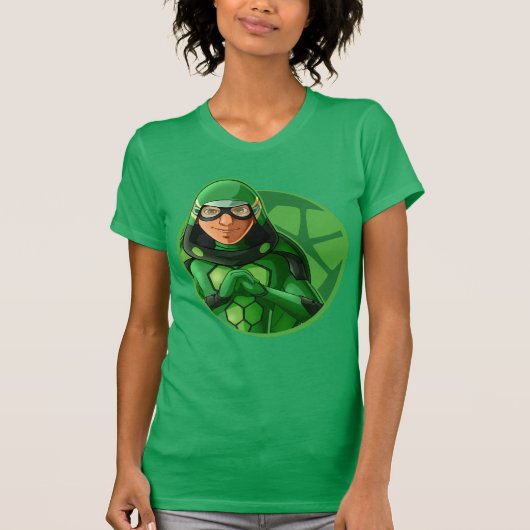 Carapace Green Badge T-shirt (Voorkant)