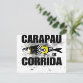 Carapau De Corrida Briefkaart (Staand voorkant)