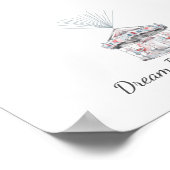 Carausole Vingerafdruk Gastboek Poster (Hoek)