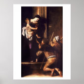 Caravaggio 1604-1606 Madonna & Kind di Loreto Poster (Voorkant)