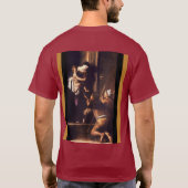 Caravaggio 1604-1606 Madonna & Kind di Loreto T-shirt (Achterkant)