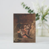 Caravaggio- Adoration of the Shepherds Briefkaart (Staand voorkant)