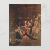 Caravaggio- Adoration of the Shepherds Briefkaart (Voorkant)