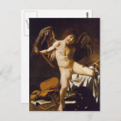 Caravaggio- Amor Victorious Briefkaart (Voorkant / Achterkant)