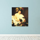 Caravaggio Bacchus Canvas Afdruk (Insitu (Houten vloer))