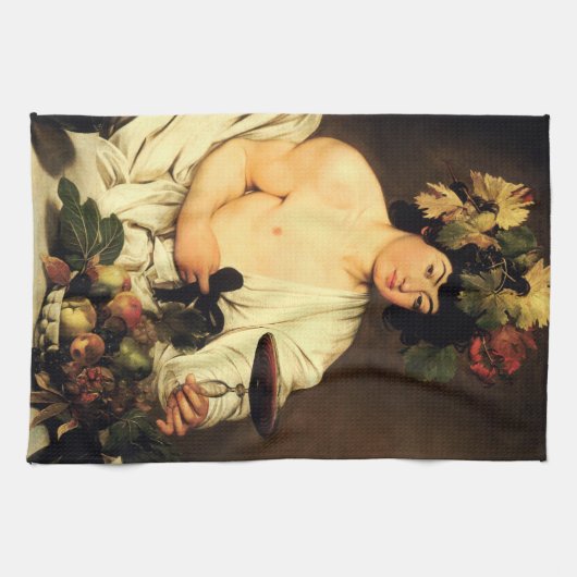 Caravaggio Bacchus Kitchen Towel Theedoek (Horizontaal)