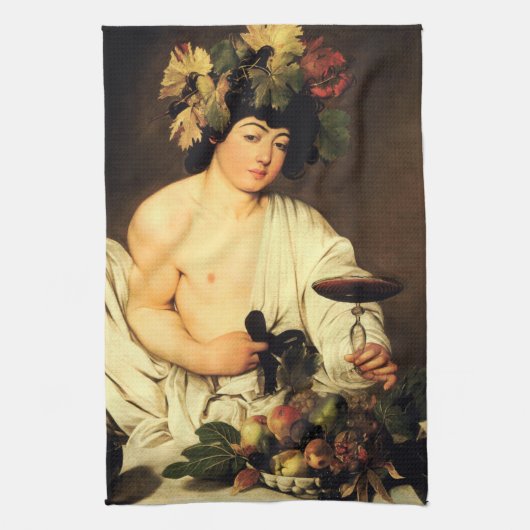 Caravaggio Bacchus Kitchen Towel Theedoek (Verticaal)