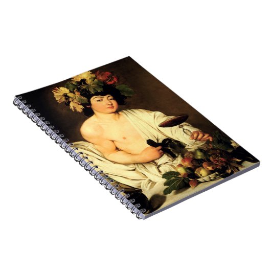 Caravaggio Bacchus-notebook Notitieboek (Rechterzijde)