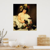 Caravaggio Bacchus Poster (Keuken)