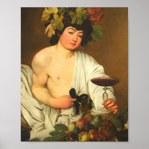 Caravaggio Bacchus Poster