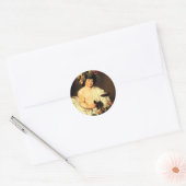 Caravaggio Bacchus-Stickers Ronde Sticker (Envelop)