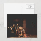 Caravaggio-Beheading of Saint John the Baptist Briefkaart (Voorkant / Achterkant)