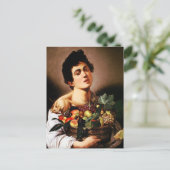 Caravaggio Boy met een mand fruit Briefkaart (Staand voorkant)