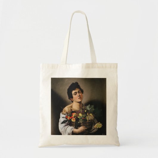 Caravaggio - Boy met mand van fruit Tote Bag (Voorkant)