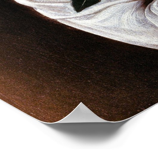 Caravaggio "Boy with a Basket of Fruit" Poster (Hoek)