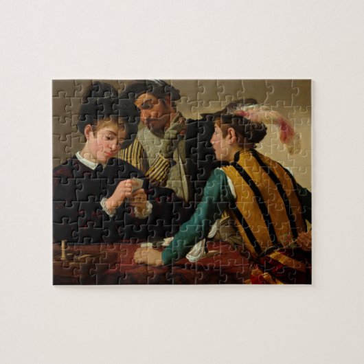 Caravaggio Cardsharps Legpuzzel (Horizontaal)