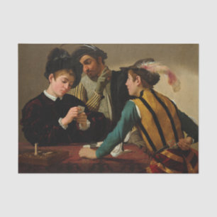 Caravaggio Cardsharps Tissuepapier