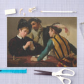 Caravaggio Cardsharps Tissuepapier (Craft)