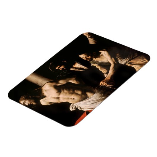 Caravaggio - Christus in de Kolom Magneet (Linkerzijde)