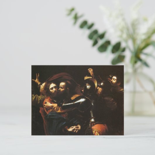 Caravaggio - Christus - Klassiek kunstwerk Briefkaart (Staand voorkant)