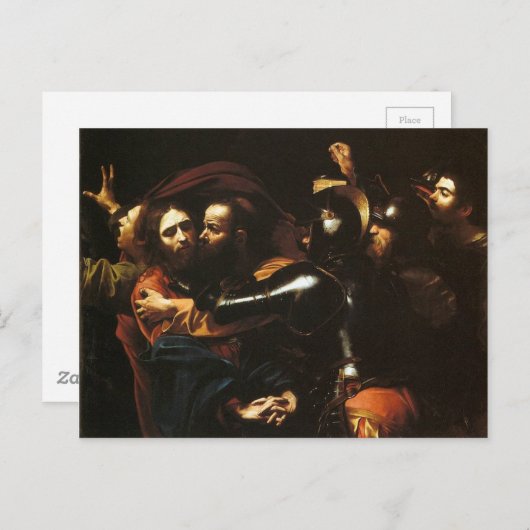 Caravaggio - Christus - Klassiek kunstwerk Briefkaart (Voorkant / Achterkant)