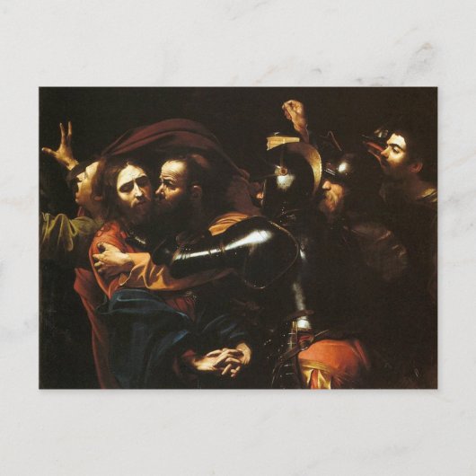 Caravaggio - Christus - Klassiek kunstwerk Briefkaart (Voorkant)
