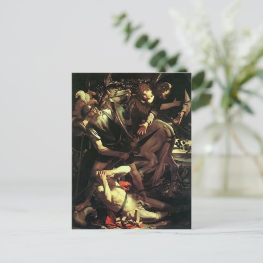 Caravaggio - Conversie van Saint Paul Briefkaart (Staand voorkant)