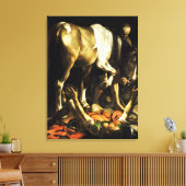 Caravaggio Conversion of St. Paul Canvas Afdruk (Insitu (Woonkamer))