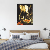 Caravaggio Conversion of St. Paul Canvas Afdruk (Insitu (Slaapkamer))