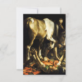 Caravaggio Conversion of St. Paul Invitations Kaart (Voorkant)