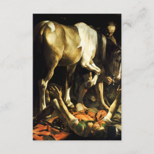 Caravaggio Conversion of St. Paul Invitations Kaart