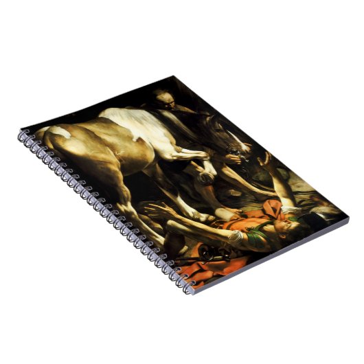 Caravaggio Conversion of St. Paul Notitieboek (Rechterzijde)