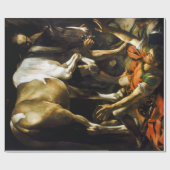 Caravaggio Conversion on the Way to Damascus Cadeaupapier (Vlak)