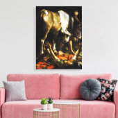 Caravaggio Conversion on the Way to Damascus Canvas Afdruk (Insitu (Woonkamer))