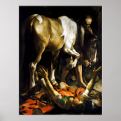 Caravaggio Conversion on the Way to Damascus Poster (Voorkant)