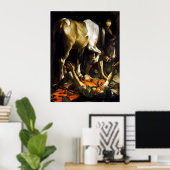 Caravaggio Conversion on the Way to Damascus Poster (Thuiskantoor)