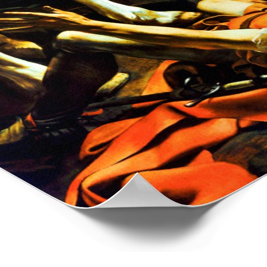 Caravaggio: Conversion on the Way to Damascus Poster (Hoek)