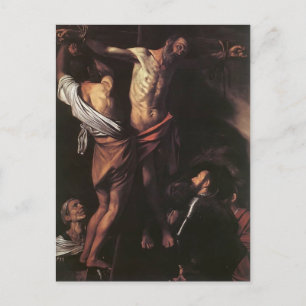 Caravaggio- Crucifixion of Saint Andrew Briefkaart