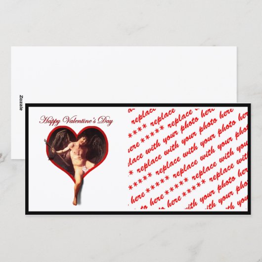 Caravaggio Cupid Valentijnsdag Feestdagenkaart (Voorkant / Achterkant)