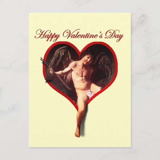 Caravaggio Cupid Valentijnsdag Feestdagenkaart (Voorkant)