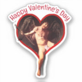 Caravaggio Cupid Valentine's Day Sticker (Voorkant)