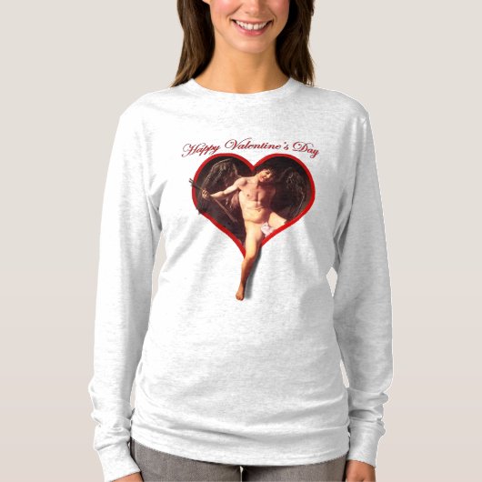 Caravaggio Cupid Valentine's Day T-shirt (Voorkant)