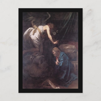 Caravaggio De aankondiging Briefkaart
