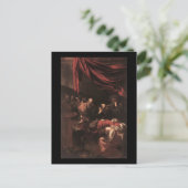 Caravaggio de dood van de maagd briefkaart (Staand voorkant)